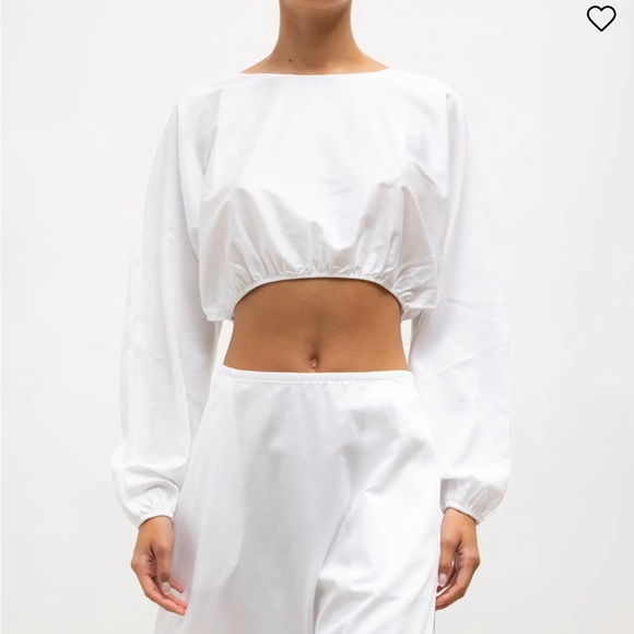 LESET Tops - LESET Yoko Long Sleeve Blouson Top (New with Tags)